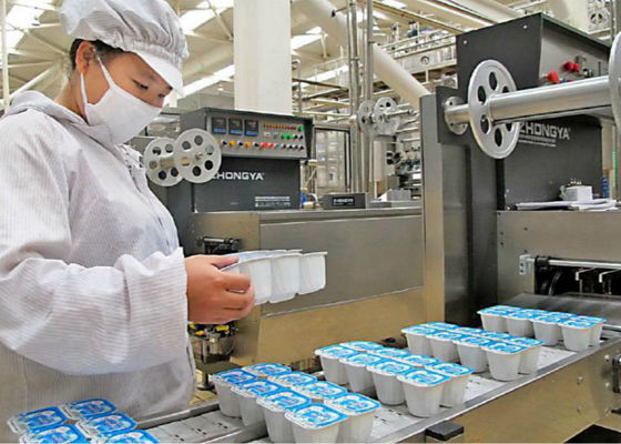 중국 플라스틱 컵 낙농장 생산 라인, 요구르트 생산 라인 장비 젖산균 협력 업체