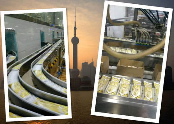 중국 자동적인 아이스크림 생산 라인 패킹 컨베이어 체계 협력 업체