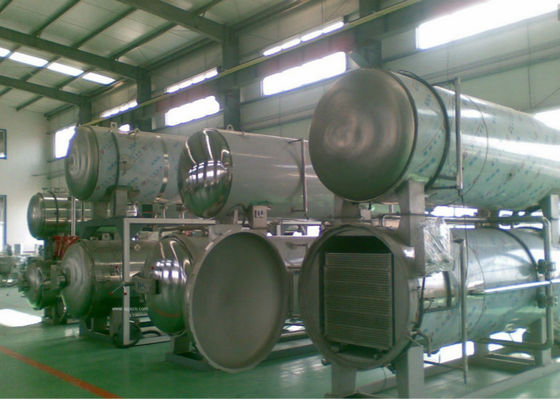 중국 통렬한 반박 살균제 기계 오토클레이브 물 순환 파이프라인 음식 산업 적용되는 협력 업체