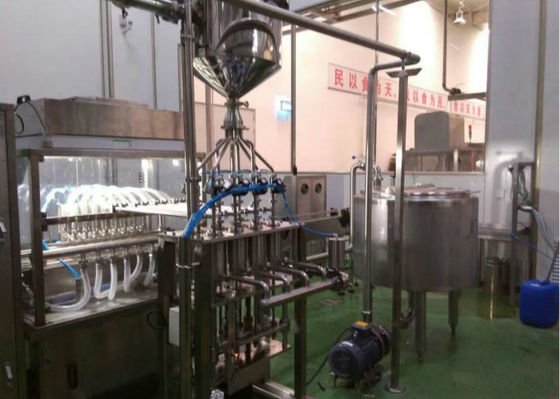 중국 PE 병 우유 생산 기계 공정 장치 가득 차있는 자동 모드 협력 업체