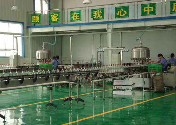 중국 병에 넣어진 보드카/위스키/주류/포도주 생산 라인 포장 컨베이어 체계 협력 업체