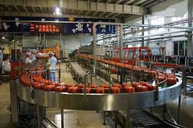 중국 음료 주스를 위한 자동적인 생산 라인 과일/야채는 혼합합니다 협력 업체